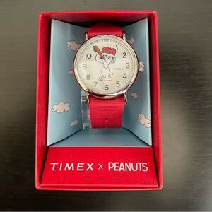 NEW Timex Peanuts nylon watch